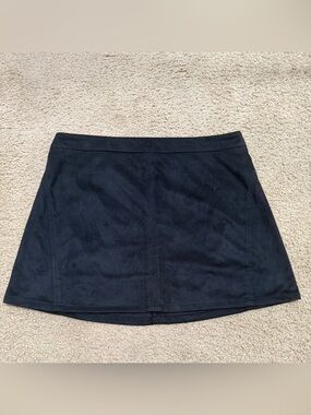 Rails Black Suede Mini Skirt